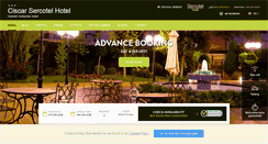 Desktop Screenshot of en.hotelciscar.com