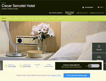 Tablet Screenshot of en.hotelciscar.com